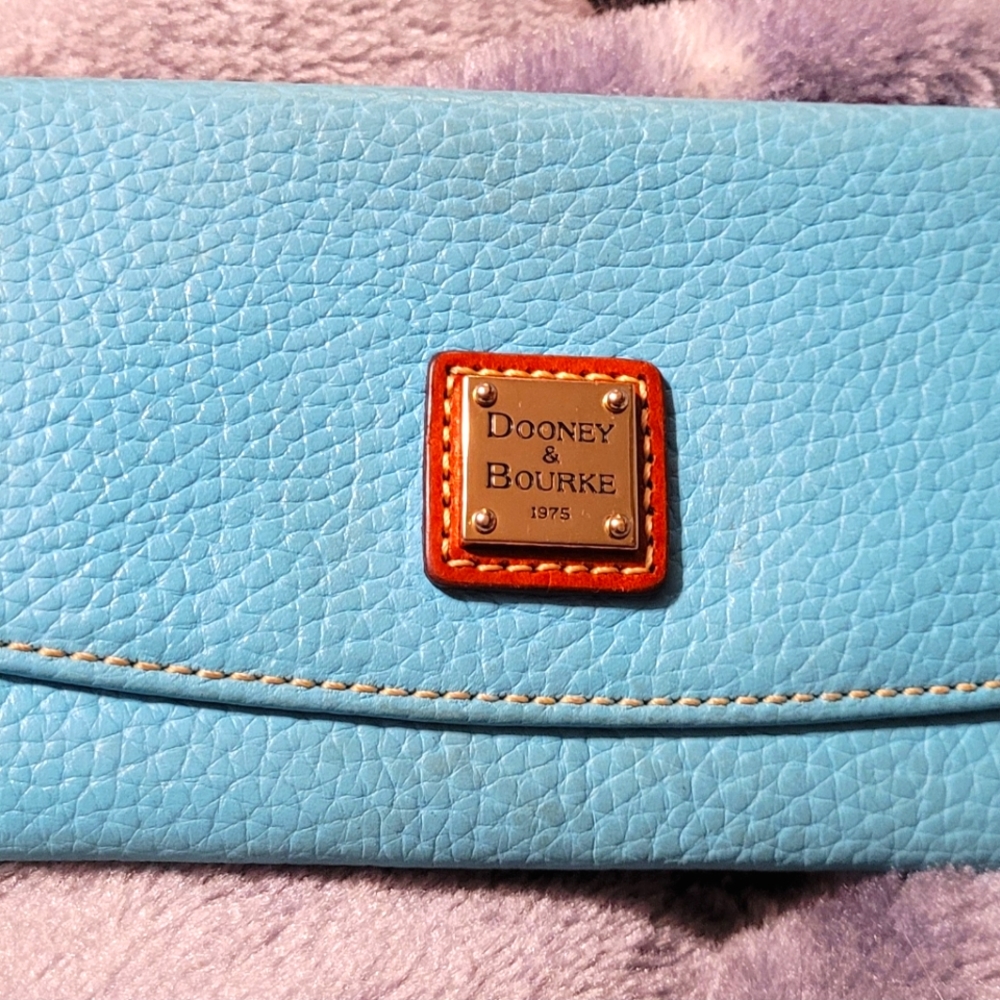 Dooney & Bourke Aqua Leather Wallet